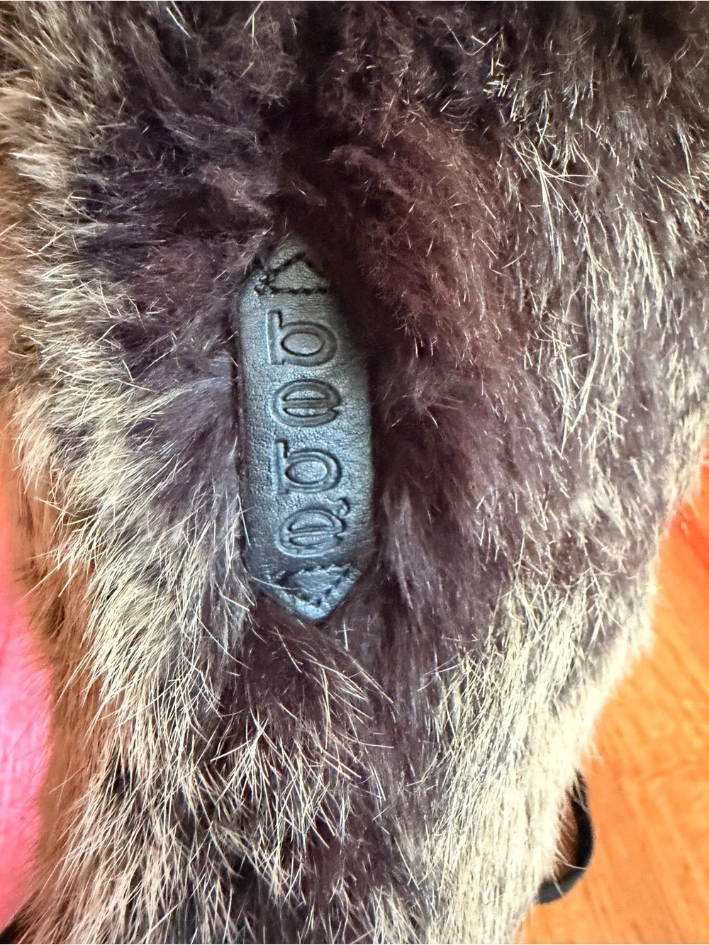 Bebe Rabbit Fur Women's Winter Boots - Brown